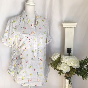 Merona fruit print top